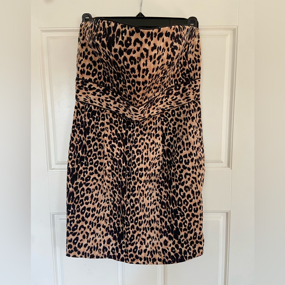Vintage Forever 21 leopard mini dress